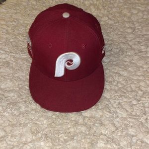 Vintage New Era Phillies Cooperstown Collection Hat.